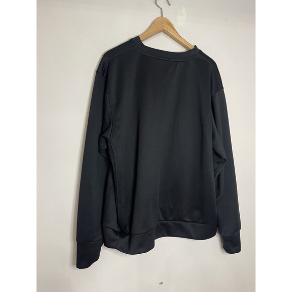 Nike Dri Fit Men's Large Black Sweatshirt Miami Heat Basketball Pullover - Picture 7 of 7